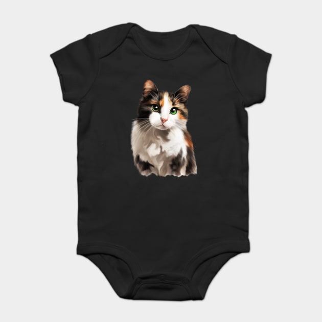 Companion Cat, Cat Lover Baby Bodysuit by logiamerch